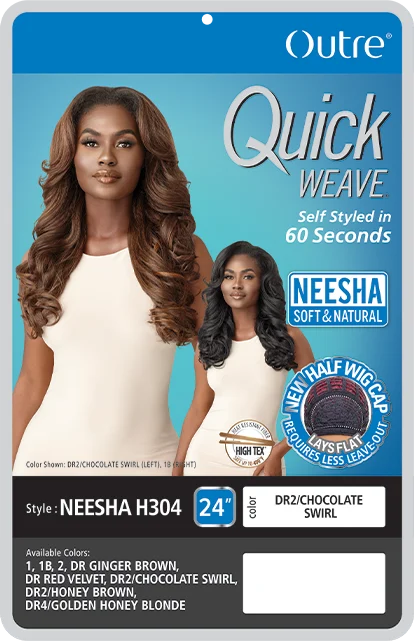 Outre Quick Weave Half Wig – Neesha H304 24"