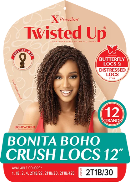 Outre X-Pression Twisted Up Bonita Boho Crush Locs 12"