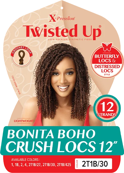 Outre X-Pression Twisted Up Bonita Boho Crush Locs 12"