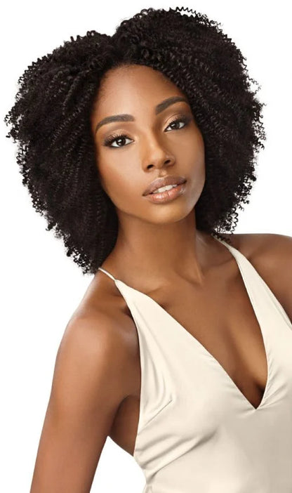 Outre MyTresses Gold Label Unprocessed Human Hair – Wet & Wavy Splash Cork Bundles with 4×4 HD Lace Closure (Copy)
