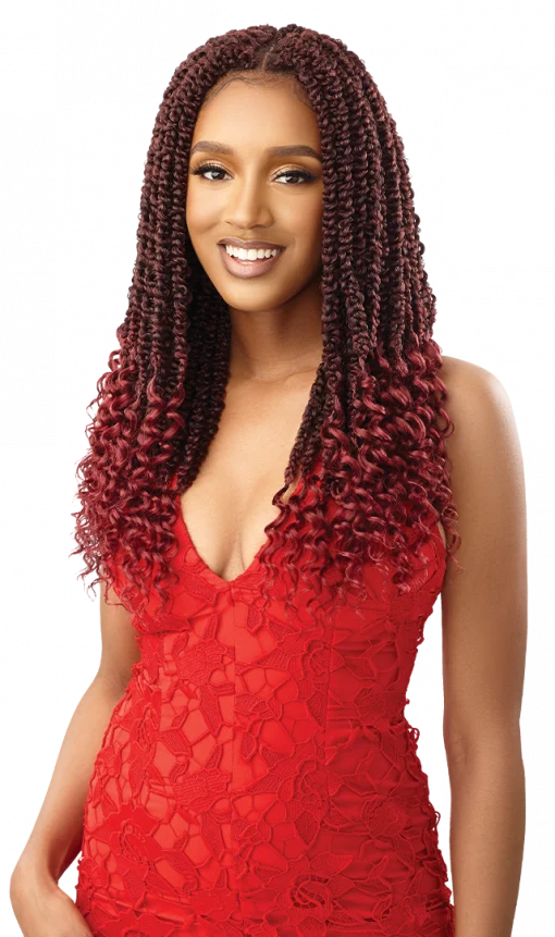 Outre X-Pression Twisted Up Butterfly Jungle Rose Braid 18" 2X