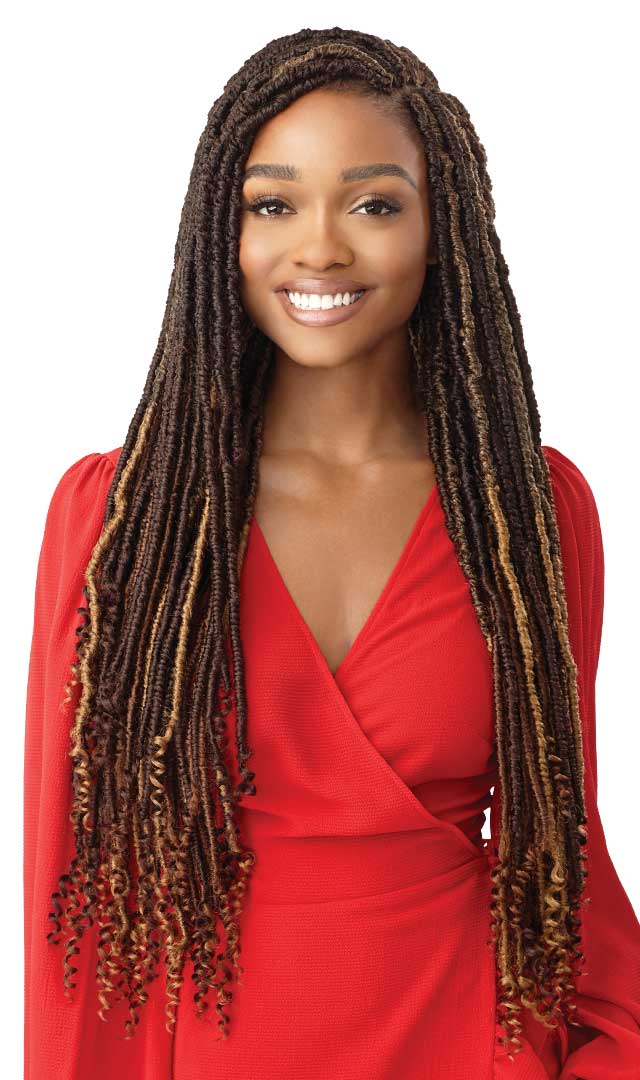 Outre X-Pression Twisted Up Crochet Hair – Hawaiian Clover Locs 24"