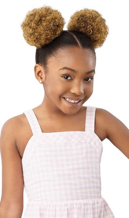 Outre Lil Looks Mini Duo Puffs Kids’ Synthetic Drawstring Ponytails