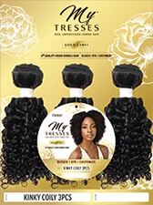 Outre MyTresses Gold Label Unprocessed Human Hair – Wet & Wavy Splash Cork Bundles with 4×4 HD Lace Closure (Copy)