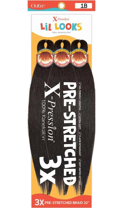 Outre X-Pression Lil Looks Pre-Stretched Braid 32" 3X