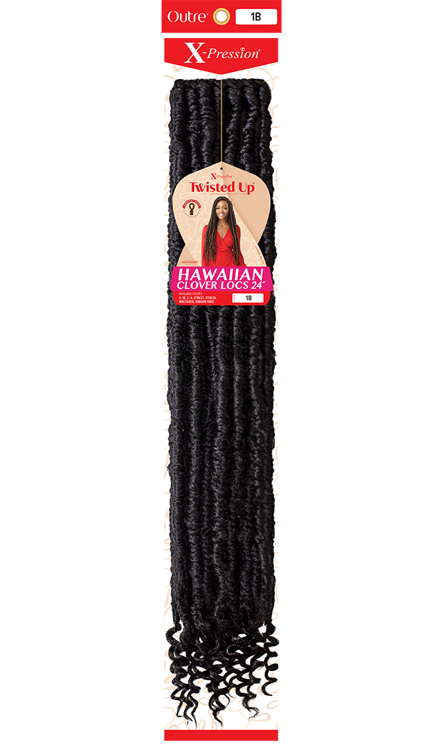 Outre X-Pression Twisted Up Crochet Hair – Hawaiian Clover Locs 24"