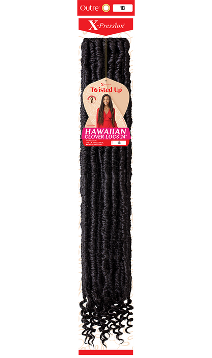 Outre X-Pression Twisted Up Crochet Hair – Hawaiian Clover Locs 24"