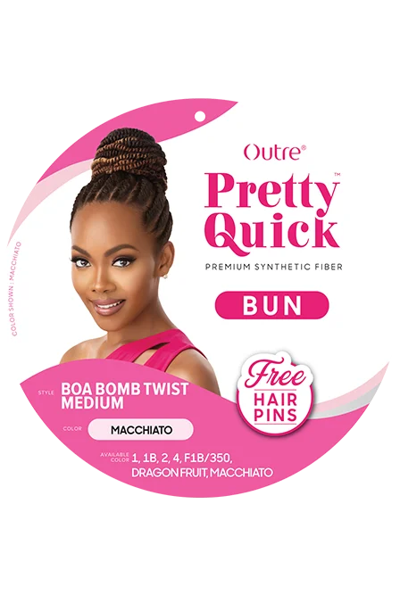 Outre Pretty Quick Bun Boa Bomb Twist Medium