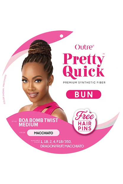 Outre Pretty Quick Bun Boa Bomb Twist Medium