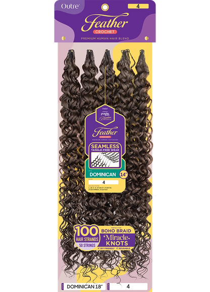 Purple Pack Brazilian - Feather Crochet Dominican