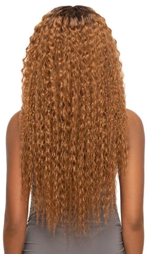 Outre Purple Pack Brazilian Bundle Human Hair Blend – Wet & Wavy Super Curl