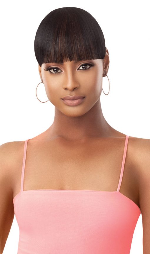 Outre Pretty Quick Classic Blunt Bang Synthetic Hairpiece