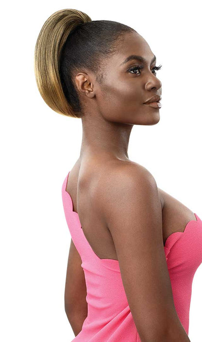 Outre Pretty Quick Pony Gia 10″ Synthetic Drawstring Ponytail