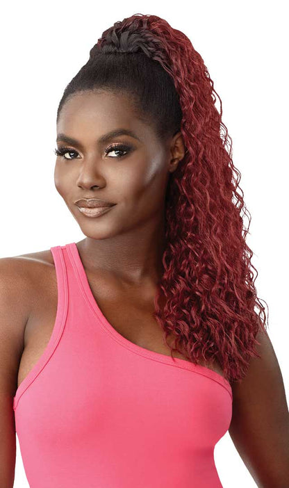 Outre Pretty Quick Pony W&W Deep Twist Drawstring Ponytail 22"