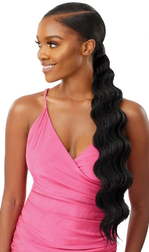 Outre Pretty Quick Pony Finger Wave Wrap Ponytail 24"
