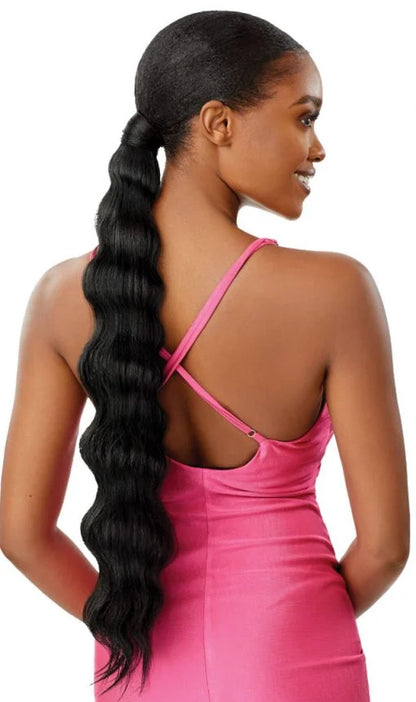 Outre Pretty Quick Pony Finger Wave Wrap Ponytail 24"