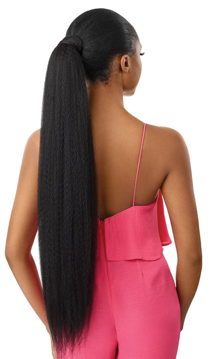 Outre Pretty Quick Pony Jumbo Kinky Straight 30″ Synthetic Wrap Ponytail