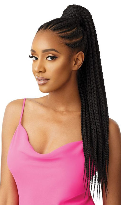 Outre Pretty Quick Pony Large Box Braid 28″ Synthetic Wrap Ponytail