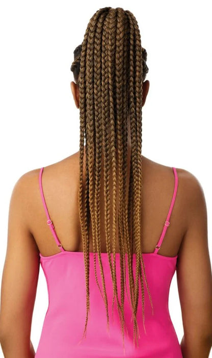 Outre Pretty Quick Pony Large Box Braid 28″ Synthetic Wrap Ponytail