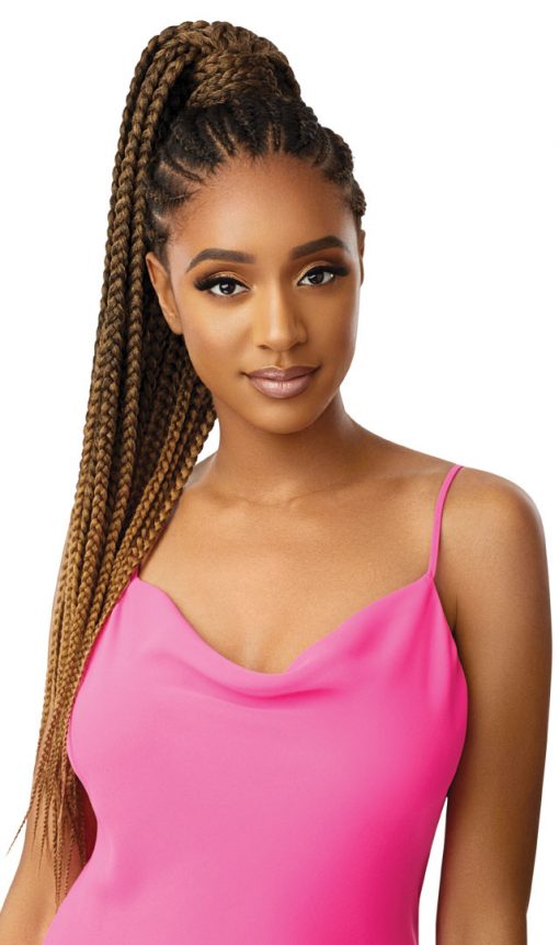 Outre Pretty Quick Pony Large Box Braid 28″ Synthetic Wrap Ponytail