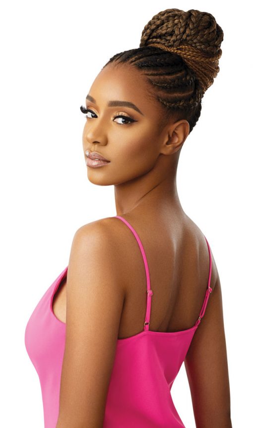 Outre Pretty Quick Pony Large Box Braid 28″ Synthetic Wrap Ponytail