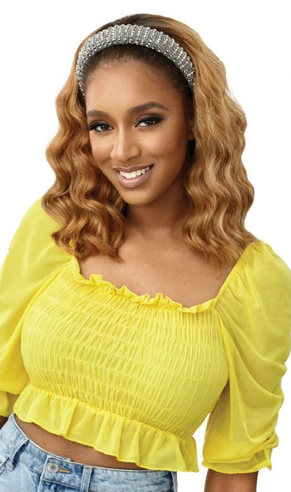 Outre Converti-Cap Synthetic Wig – Hollywood Waves 16"