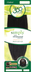 Outre Simply Closure 360 Silk Lace Frontal – Natural Body 16"