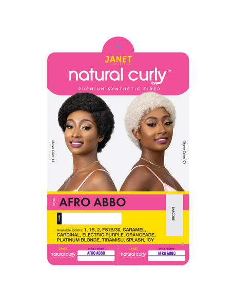 Janet NATURAL AFRO ABBO WIG PREMIUM SYNTHETIC HAIR