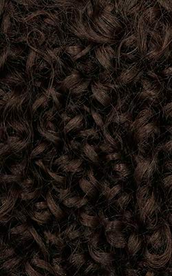 Outre Human Hair Blend Clip on Weave Premium Purple Pack Big Beautiful Hair Clip-In 4A Kinky Curl 10" 9Pcs (CBRN)