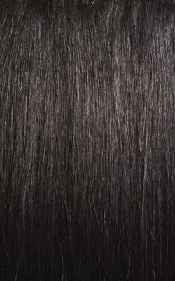 Mane Concept Human Hair Blend Ponytail Brown Sugar Key Curl Wrap N Tie 20" (1B)