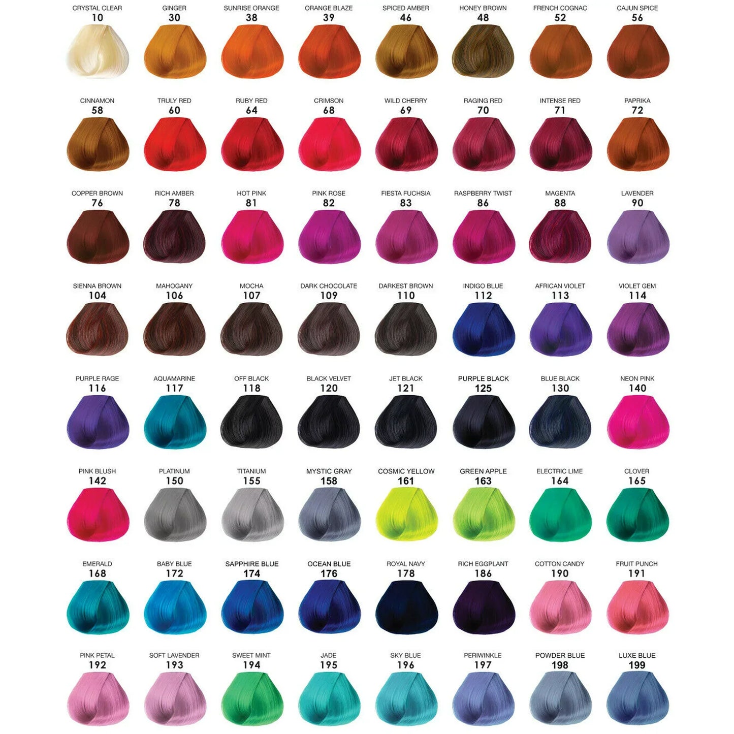 ADORE SEMI-PERMANENT HAIR COLOR - 4 FL OZ