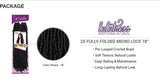 LULUTRESS Sensationnel Crochet Braids 2X Fully-Folded Micro Locs 18" (3-PACK, SM1B/27)