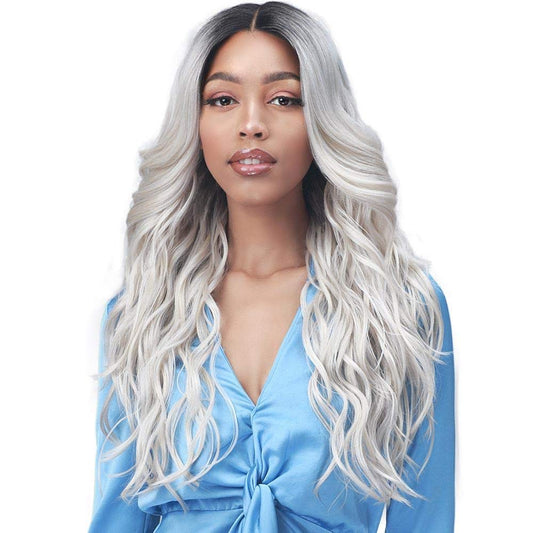 BobbiBoss 5" Deep Free-Position Part HD Lace Front Wig - MLF379 Gardenia (99J Black Burgundy)