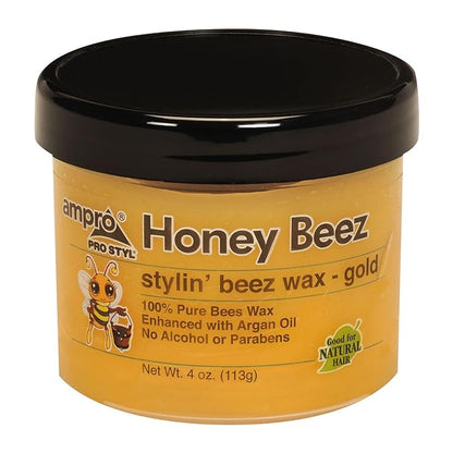 AMPRO PRO STYL HONEY BEEZ STYLIN BEEZ WAX - 4 OZ (GOLD)