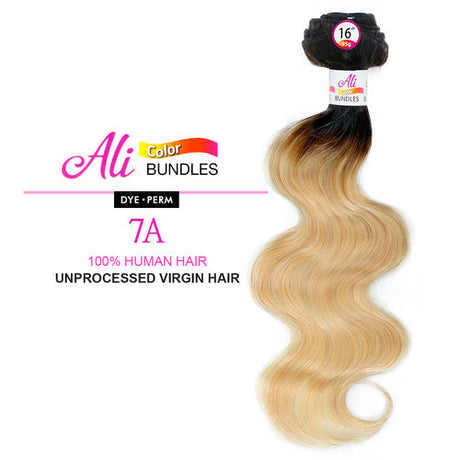 Ali Bundles Unprocessed Brazilian Virgin Human Hair Weave Body Wave (Special Colors) Find Your New Look Today!