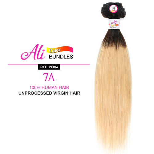 Ali Bundles Unprocessed Brazilian Virgin Human Hair Weave Straight (Special Colors) Find Your New Look Today!