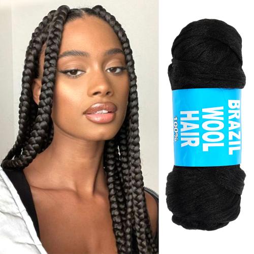 Authentic Brazilian Wool Hair Yarn for Braids Find Your New Look Today!