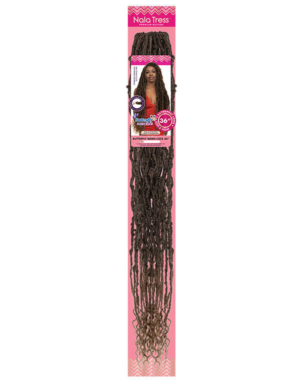 BUTTERFLY BORN LOCS 36"