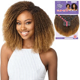 Outre Human Hair Blend Clip on Weave Premium Purple Pack Big Beautiful Hair Clip-In 4C Coily Fro 10" 9Pcs
