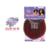 Outre Human Hair Blend Clip on Weave Premium Purple Pack Big Beautiful Hair Clip-In 4A Kinky Curl 10" 9Pcs