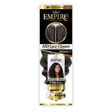 Sensationnel Human Hair Weave Empire 3-Way Parting HD Lace Closure New Deep 12"