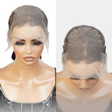UpScale 100% Human Hair Glueless Pre Plucked 13x6 Lace Frontal Wig Red Blonde Highlight Body Wave 24"