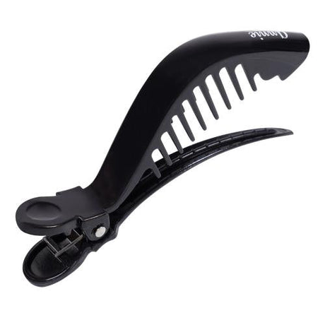 Annie Shark Clips Black 4.5" 4ct