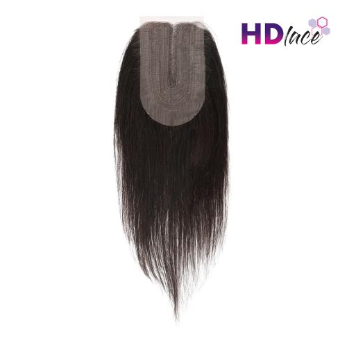 Bare N Natural Unprocessed Virgin Human Hair Weave HD Lace Part Closure 7A Straight (10"-18")