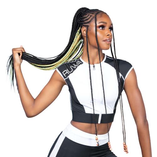 BOX DEAL Sensationnel Synthetic Hair Braids XPRESSION 3X Ruwa Pre-Stretched Braid 24" (70 packs/box)