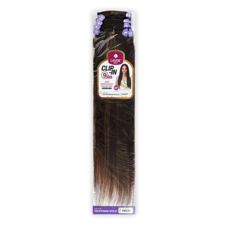 Laude Unprocessed Human Hair Clip-In Straight 9Pcs (18-22")
