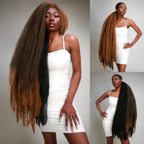 Authentic Synthetic Hair Crochet Braids Pre-Looped Afro Twist 18"