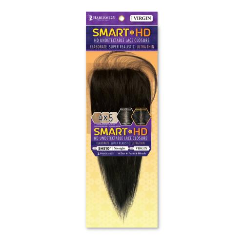 Harlem125 Smart HD undetectable 4x5 Lace Closure SHS STRAIGHT (10"-16")
