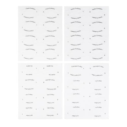 Be Jewel Accessories Quick Eveliner & Eyeshadow Stencil Stickers Find Your New Look Today!