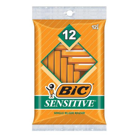 Bic Sensitive Single Blade Razor 12pcs Find Your New Look Today!